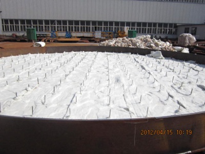 井式爐爐蓋陶瓷纖維沒(méi)模塊安裝