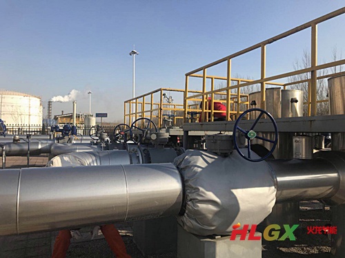 閥門(mén)保溫施工現場(chǎng)