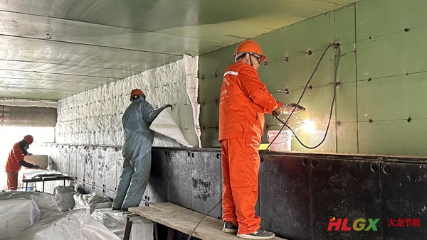 接焦車(chē)除塵罩保溫