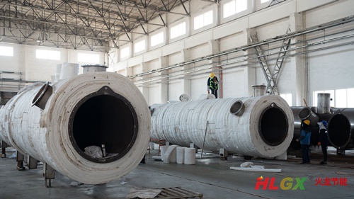 竹屑連續式炭化爐保溫 竹屑連續式炭化爐保溫